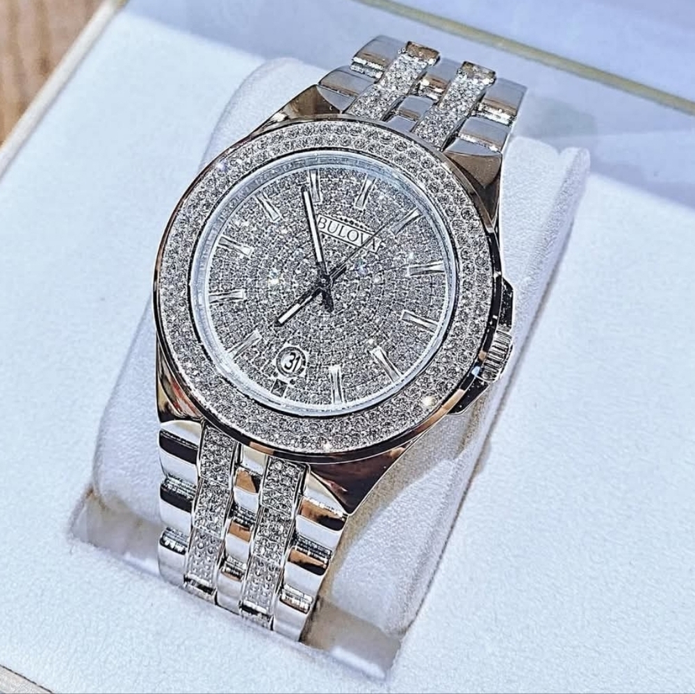 ***BRAND NEW*** Bulova Phantom Men's Crystal Pave Watch - Picture 4 of 10